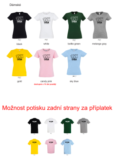 Dámské tričko - prdelky