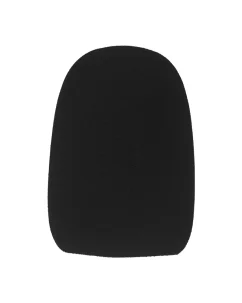 Protivětrný molitanový kryt na mikrofon (windscreen) 80×115 mm – černý, s potiskem