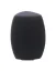 Protivětrný molitanový kryt na mikrofon (windscreen), trojhran, 85×105 mm – černý, s potiskem
