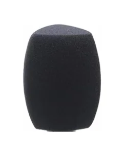 Protivětrný molitanový kryt na mikrofon (windscreen) 85×105 mm – černý, s potiskem
