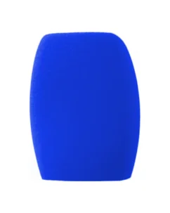 Protivětrný molitanový kryt na mikrofon (windscreen) 80×105 mm – modrý, s potiskem