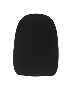 Protivětrný molitanový kryt na mikrofon (windscreen) 65×90 mm – černý, s potiskem